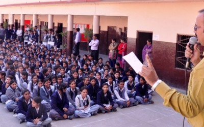 श्री गुरूराम रॉय में इण्डस टावर लिमिटेड नोएडा की कार्यशाला