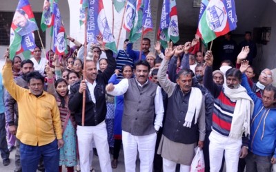 लोजपा ने की बेघर लोगो को आवास देने की मांग