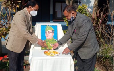 नेताजी की जयंती पर भरत मंदिर इंटर काॅलेज में हुई विभिन्न प्रतियोगिताएं