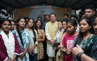 मुख्यमंत्री कैंप कार्यालय खटीमा में आयोजित हुआ मुख्य सेवक युवा संवाद कार्यक्रम