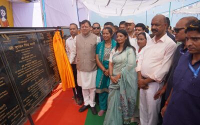 सीएम ने शारदा घाट टनकपुर में किया 20.50 करोड़ की 10 विकास योजनाओं का लोकार्पण व शिलान्यास