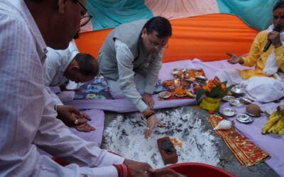 सीएम धामी ने अमोड़ी में ₹1.60 करोड़ की लागत से “वे साइड एमिनिटी” का भूमि पूजन कर किया शिलान्यास