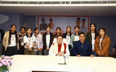 भारत दर्शन शैक्षिक भ्रमण पर गए देवप्रयाग विधानसभा के मेधावियों से सीएम धामी ने किया संवाद