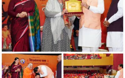 राजधानी से उठा संस्कृति और संस्कारों का शंखनाद, मातृशक्ति को सीएम धामी का नमन