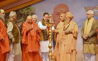 मुख्यमंत्री धामी ने हरिद्वार में ‘संत सम्मेलन’ में किया प्रतिभाग, लिया आशीर्वाद