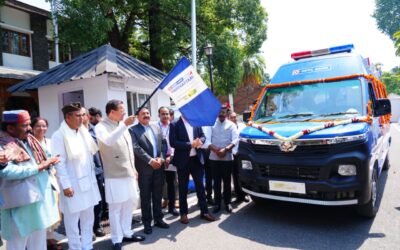 सीएम धामी ने एचडीएफसी बैंक द्वारा दी गई चार एंबुलेंस का किया फ्लैग ऑफ