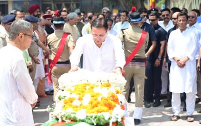 पूर्व मुख्यमंत्री मेजर जनरल भुवन चंद्र खंडूड़ी (से.नि) की अंतिम यात्रा में उमड़ा जनसैलाब