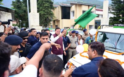 भीमताल नगर पालिका को मिले पांच नए कूड़ा वाहन, सीएम ने किए रवाना