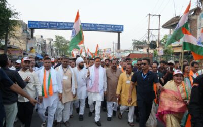 खटीमा में प्रगति पथ यात्रा में सीएम धामी को मिला अपार जनसमर्थन