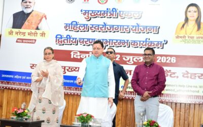 मुख्यमंत्री एकल महिला स्वरोजगार योजना के द्वितीय चरण का मुख्यमंत्री ने किया शुभारंभ