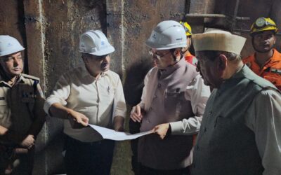 मुख्यमंत्री धामी ने टीएचडीसी टनल हादसे का किया स्थलीय निरीक्षण, रेस्क्यू अभियान का लिया जायजा