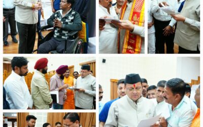 मुख्य सेवक सदन में लगा जमावाड़ा, सीएम ने जानी जनसमस्याएं