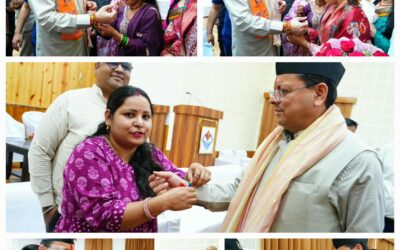 सीएम की कलाई पर राखी बांधने प्रदेशभर से पहुंची मातृशक्तियां