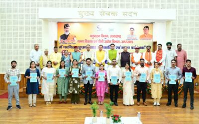 सीएम धामी ने पशुपालन तथा गन्ना विकास एवं चीनी उद्योग विभाग के 101 नवनियुक्त कार्मिकों को दिए नियुक्ति पत्र