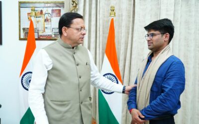 फ्लाइंग कार बनाने वाले रवि टमटा से मिले सीएम धामी, स्टार्टअप को सरकारी मदद के निर्देश