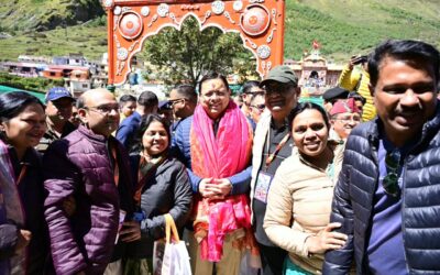 श्री बदरीनाथ धाम में मुख्यमंत्री ने की पूजा-अर्चना, मास्टर प्लान के कार्यों का लिया जायजा